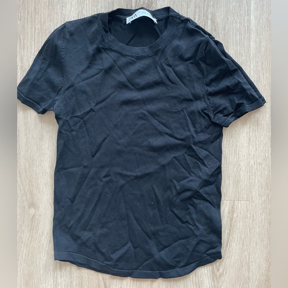 Zara Black T Shirt
